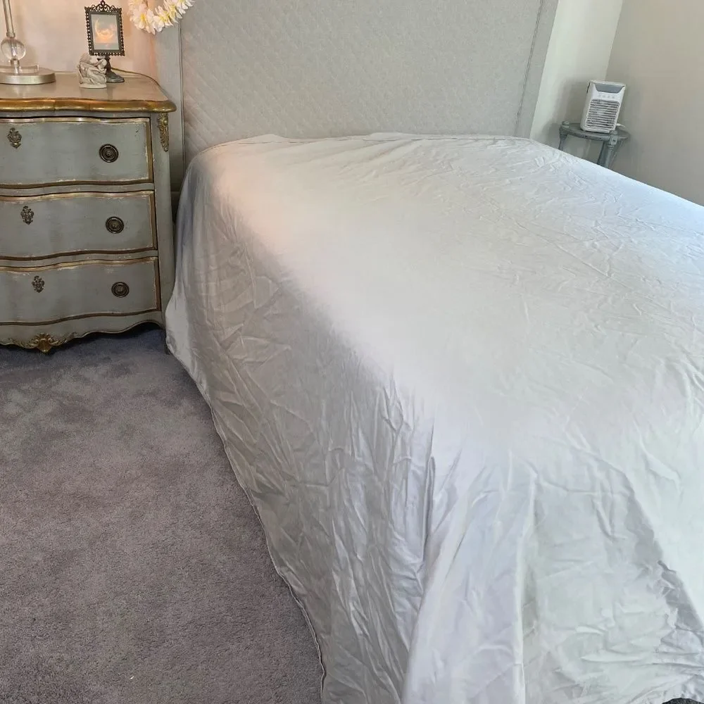 Members Mark King Flat Sheet Luxury Khaki beige